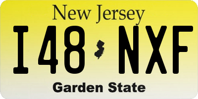 NJ license plate I48NXF