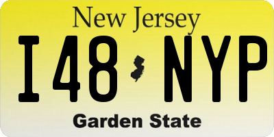 NJ license plate I48NYP