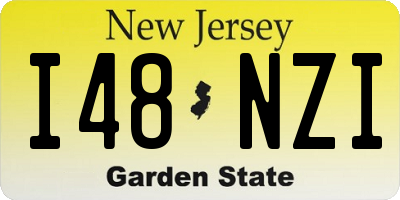 NJ license plate I48NZI