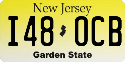 NJ license plate I48OCB