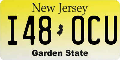 NJ license plate I48OCU