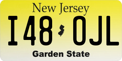 NJ license plate I48OJL