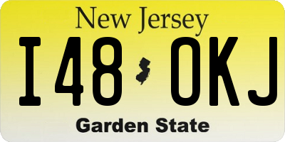 NJ license plate I48OKJ