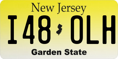 NJ license plate I48OLH