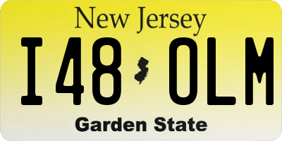 NJ license plate I48OLM