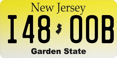 NJ license plate I48OOB