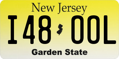 NJ license plate I48OOL