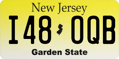 NJ license plate I48OQB