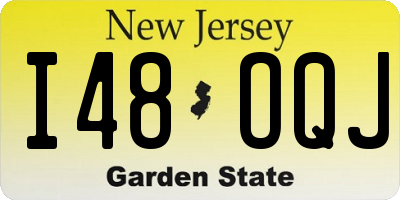 NJ license plate I48OQJ