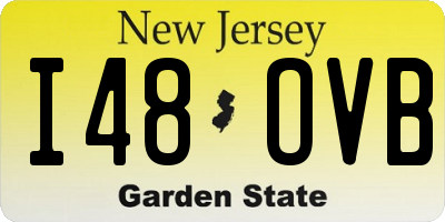 NJ license plate I48OVB