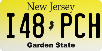 NJ license plate I48PCH