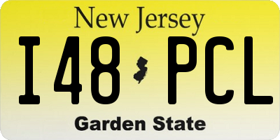 NJ license plate I48PCL