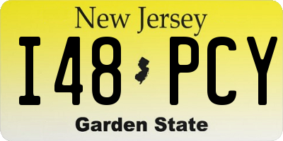 NJ license plate I48PCY