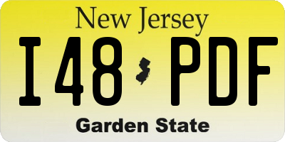 NJ license plate I48PDF