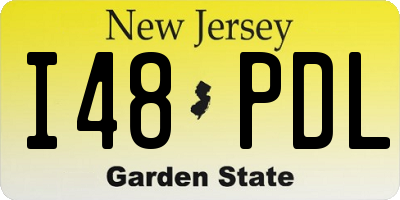 NJ license plate I48PDL