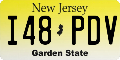 NJ license plate I48PDV