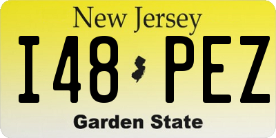 NJ license plate I48PEZ