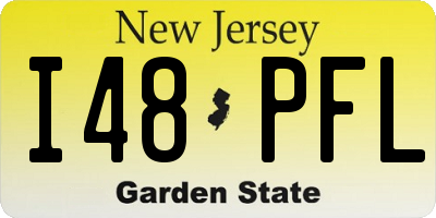 NJ license plate I48PFL