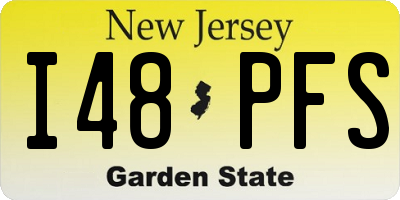 NJ license plate I48PFS