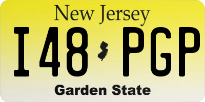 NJ license plate I48PGP