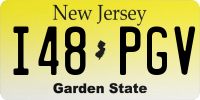 NJ license plate I48PGV