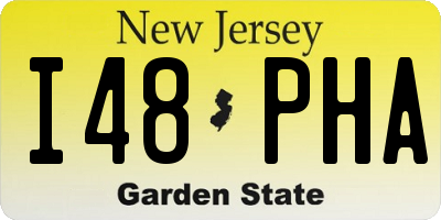 NJ license plate I48PHA