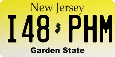 NJ license plate I48PHM