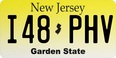 NJ license plate I48PHV