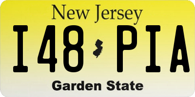NJ license plate I48PIA
