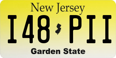 NJ license plate I48PII