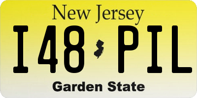 NJ license plate I48PIL