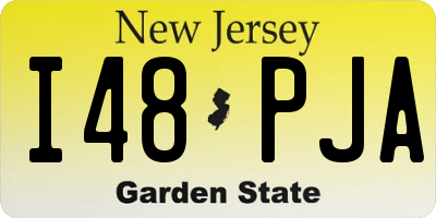 NJ license plate I48PJA