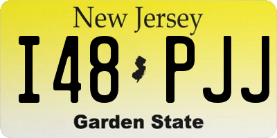 NJ license plate I48PJJ