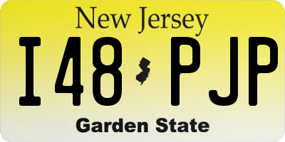 NJ license plate I48PJP