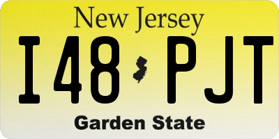 NJ license plate I48PJT