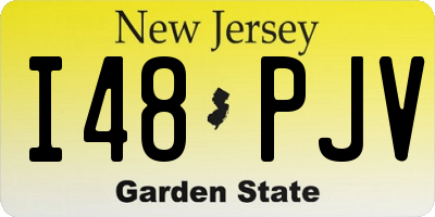 NJ license plate I48PJV
