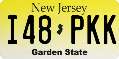 NJ license plate I48PKK