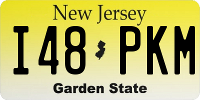 NJ license plate I48PKM