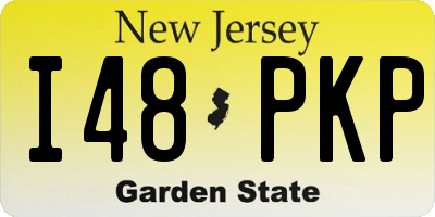 NJ license plate I48PKP