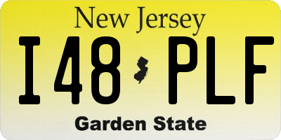 NJ license plate I48PLF