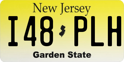 NJ license plate I48PLH
