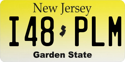 NJ license plate I48PLM