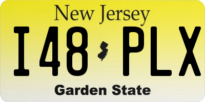 NJ license plate I48PLX