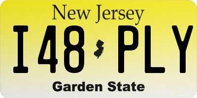 NJ license plate I48PLY