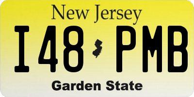 NJ license plate I48PMB