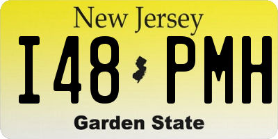 NJ license plate I48PMH