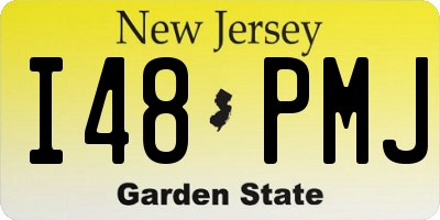 NJ license plate I48PMJ