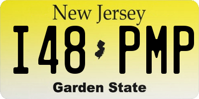 NJ license plate I48PMP