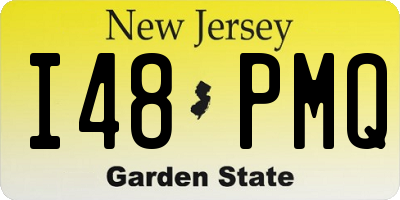NJ license plate I48PMQ