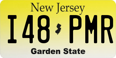 NJ license plate I48PMR